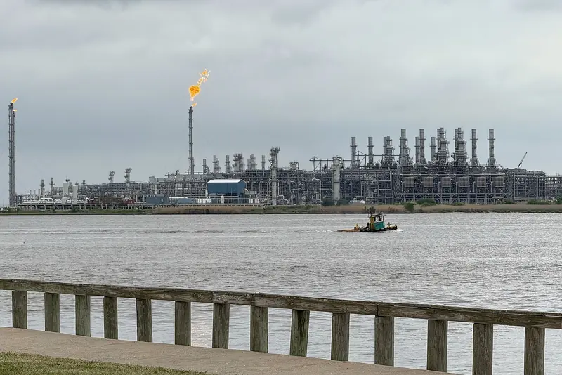 Sabine Pass LNG terminal in Cameron Parish, Louisiana